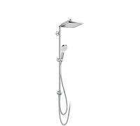 Hansgrohe Crometta - Conjunto de ducha E 240 Showerpipe para renovaciones, EcoSmart 9 l/min, cromo 27289000