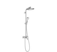 Hansgrohe Crometta - Conjunto de ducha Showerpipe 240 con grifo, cromo 27269000