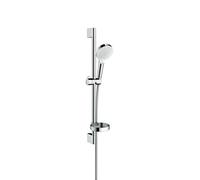 Hansgrohe Crometta - Conjunto de ducha Vario Unica, 65 cm, Casseta, blanco/cromo 26553400