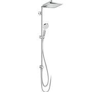 Hansgrohe Conjunto de ducha a pared Crometta E 240 EcoSmart 9 l/min Ducha lluvia 240×240 Cromo
