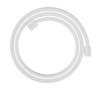 hansgrohe Designflex, flexo de ducha universal 1,60 m, sistema anti-torsión, manguera de ducha flexible y resistente a las torceduras, incl. juntas, blanco mate
