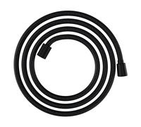 hansgrohe Designflex, flexo de ducha universal 2,00 m, sistema anti-torsión, manguera de ducha flexible y resistente a las torceduras, incl. juntas, negro mate