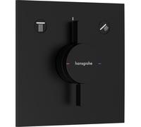 Hansgrohe Grifo empotrado DuoTurn E – bañera y ducha, 2 funciones, negro 75417670