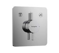 Hansgrohe DuoTurn Q - Grifo empotrado para 2 dispositivos, cromo 75414000
