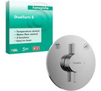 Hansgrohe Grifo empotrado DuoTurn S – 2 funciones, cromo 75418000