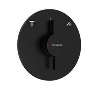 Hansgrohe DuoTurn S - Grifo empotrado para 2 dispositivos, negro mate 75418670