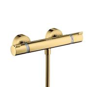 Hansgrohe Grifo para ducha Ecostat 13116990 a pared con termostato Oro