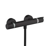 Hansgrohe Ecostat Comfort - Grifo de ducha termostático, negro mate 13116670