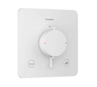 Hansgrohe Ecostat Comfort Q - Grifo termostático empotrado para 2 dispositivos, blanco mate 33717700