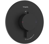 Hansgrohe Ecostat Comfort S grifo para ducha empotrado con termostato negro 33714670