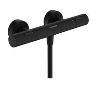 Hansgrohe Ecostat Fine grifo para ducha a pared con termostato negro 13324670