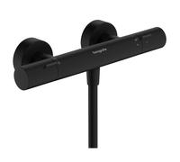 Hansgrohe Ecostat Fine grifo para ducha a pared con termostato negro 13324670