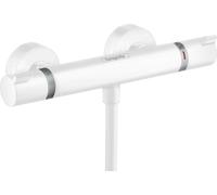 hansgrohe Ecostat termostato de ducha Confort montado en superficie, 13116700, Color: blanco mate