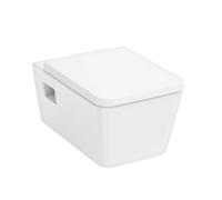 Hansgrohe EluPura Original Q conjunto taza de inodoro + tapa suspendido sin reborde blanco brillante 60208450