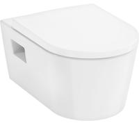 Hansgrohe EluPura Original S - Inodoro de pared con asiento, Rimless, SmartClean, blanco 61180450