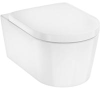 Hansgrohe EluPura S taza de inodoro con asiento de cierre suave suspendido sin reborde blanco brillante 60292450