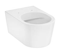 Hansgrohe EluPura S taza de inodoro suspendido sin reborde blanco 61118450