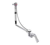 Hansgrohe Sifón para bañera Exafill S 58116180 cromo con desagüe y rebosadero