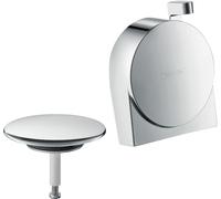 hansgrohe Exafill S juego completo de caño de baño, desagüe y rebosadero, 58117000, Color: cromado
