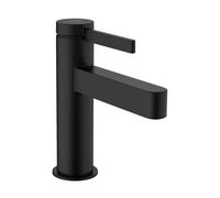 Hansgrohe Grifo para lavabo de pie Finoris 76010670 EcoSmart vaciador Push-Open Negro mate