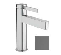 Hansgrohe Finoris - Grifo de lavabo, con desagüe, CoolStart, EcoSmart, cromo negro cepillado 76025340