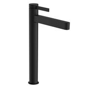 Hansgrohe Finoris - Grifo de lavabo, con desagüe Push-Open, CoolStart, EcoSmart, negro mate 76072670