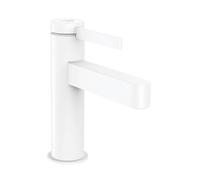 hansgrohe Finoris válvula de pilar 100 para agua estancada sin desagüe automático, alcance 126mm, 76013700, Color: blanco mate