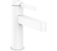 hansgrohe Finoris válvula de pilar 100 para agua estancada sin desagüe automático, alcance 126mm, 76013700, Color: blanco mate