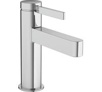 hansgrohe Finoris válvula de pilar 100 para agua estancada sin desagüe automático, alcance 126mm, 76013000, Color: cromado