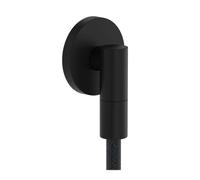 Hansgrohe FixFit Fine S - Codo de pared, negro mate 28882670