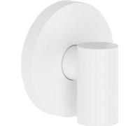 hansgrohe FixFit Fine S, conexión mural con válvula antirretorno, color blanco mate