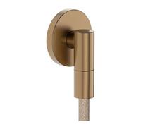 Hansgrohe FixFit Fine S - Soporte de pared, bronce cepillado 28882140
