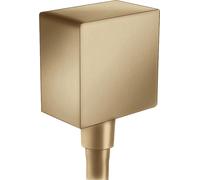 hansgrohe FixFit Square, conexión para manguera, DN15, para agua caliente y fría, 1 unidad.