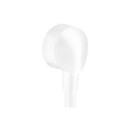 Hansgrohe Fixfit - Toma de agua E sin válvula antirretorno, blanco mate 27454700