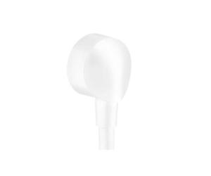 Hansgrohe Fixfit - Toma de agua E sin válvula antirretorno, blanco mate 27454700