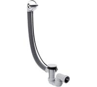 hansgrohe Flexaplus juego completo de desagüe y rebosadero, para bañeras estándar, cromo, 58143000