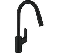 Hansgrohe Focus grifo de cocina de pie negro 31815670