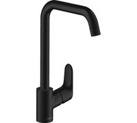 Hansgrohe Focus M41 grifo de cocina de pie negro 31820670