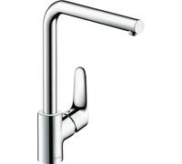 hansgrohe Focus M41 monomando de cocina 280, Eco, 1 rociador, 31827000, Color: cromado