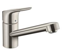 Hansgrohe Focus M43 - Grifo para fregadero, acero inoxidable 71818800