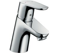 hansgrohe Focus mezclador de lavabo, ComfortZone70, para baja presión, proyección de 101 mm, juego de desagüe, cromo, 31132000