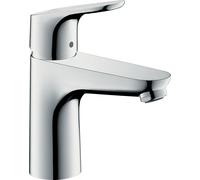 hansgrohe Focus mezclador de lavabo, CoolStart, ComfortZone100, proyección 119mm, juego de desagüe, cromo, 31621000