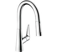 Hansgrohe Grifo de cocina Talis M51 monomando de pie 160 ducha extraíble 2jet cromo 72815000
