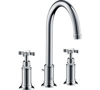 Hansgrohe, grifo de lavabo de 3 orificios, modelo Axor Montreux, de pie, acabado cromado, referencia 16513000