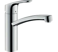 Hansgrohe, grifo para lavaplatos, modelo Focus M41 Eco, 1jet, acabado cromado, referencia 31826000