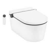 Hansgrohe LavaPura Element S taza de inodoro con función de bidé suspendido sin reborde con descarga de remolino blanco 63021450