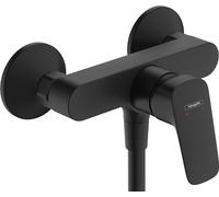 Hansgrohe Grifo de ducha a pared Logis negro mate 71600670