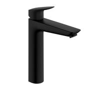Hansgrohe Logis - Grifo de lavabo, EcoSmart, negro mate 71091670