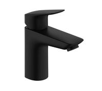 Hansgrohe Grifo de lavabo Logis monomando EcoSmart sin desagüe negro mate 71101670