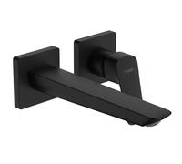 Hansgrohe Grifo lavabo empotrado Logis 71256670 – monomando, EcoSmart, negro mate